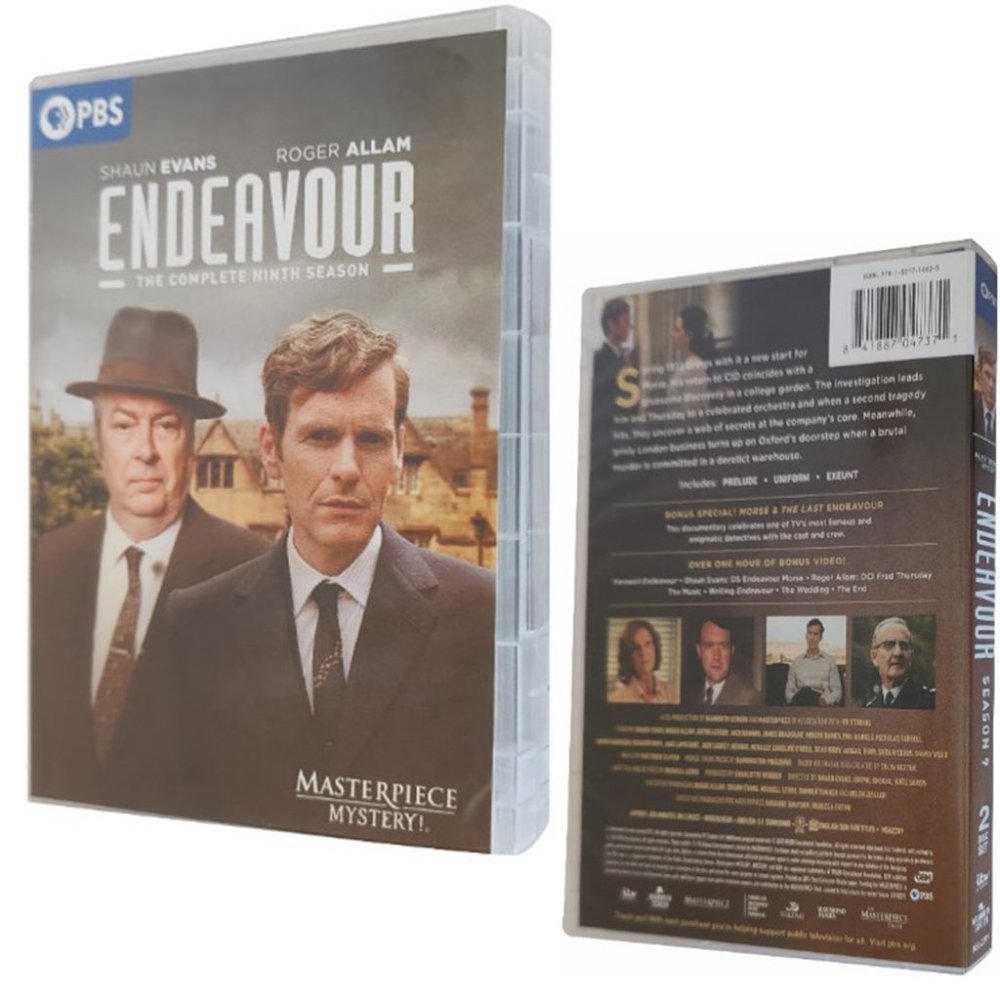 Endeavour Complete Season 9 DVD Brand New, Box Set,Fast Shipping
